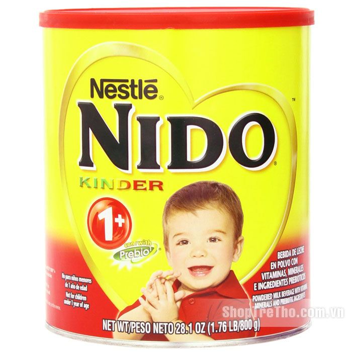 Sữa bột Nido Kinder 1+ nắp đỏ 800g