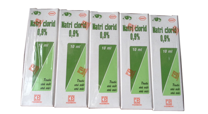  Nước muối sinh lý Natri clorid 10ml
