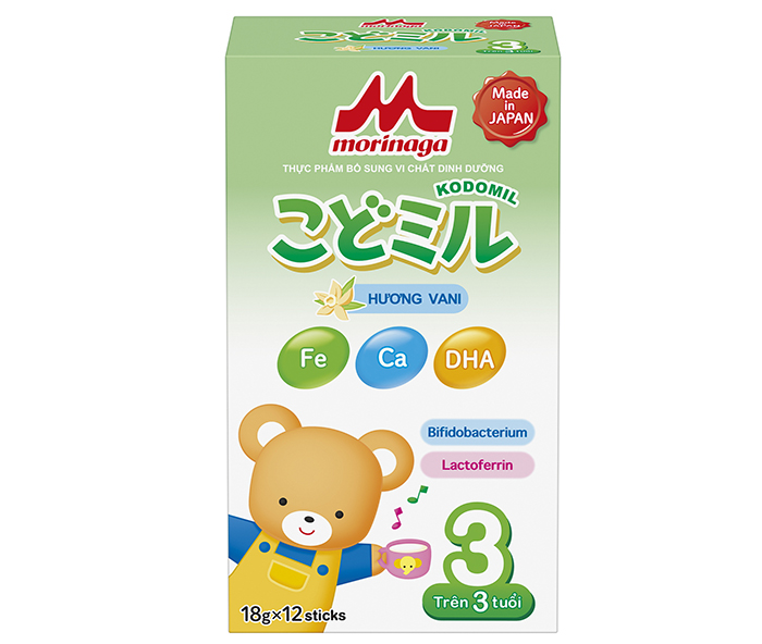 Sữa Morinaga Kodomil số 3 vị vani (216g)