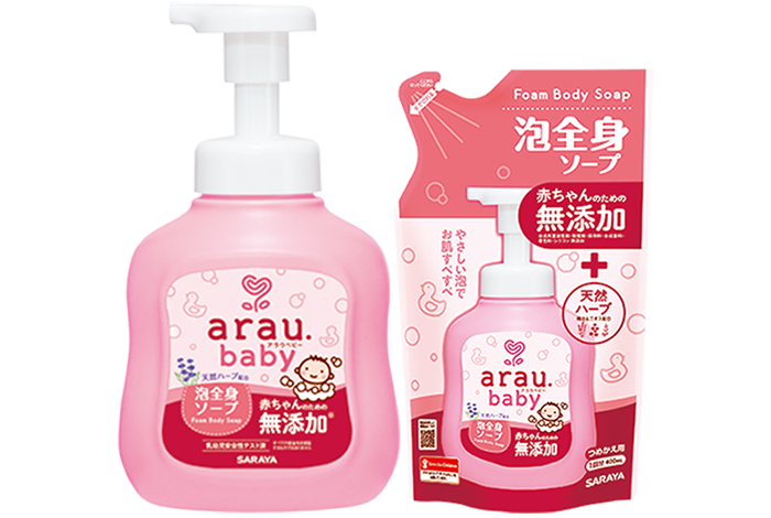 Combo sua tam goi toan than Arau Baby 450ml