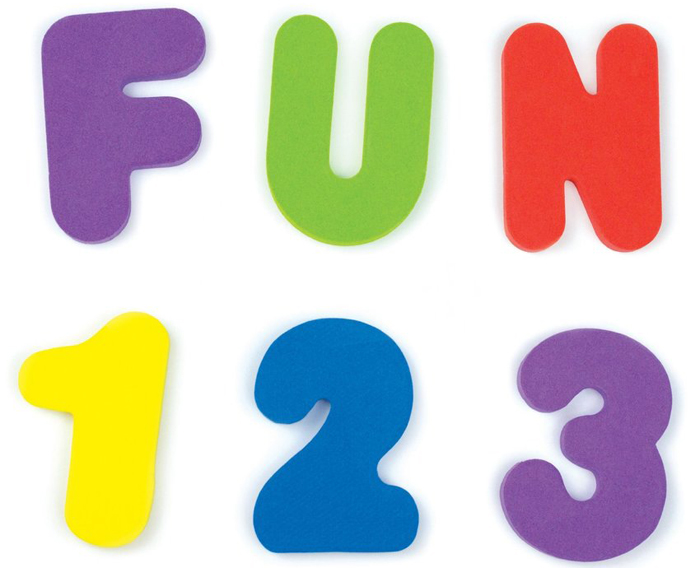 Bộ chữ số xốp Munchkin 11020