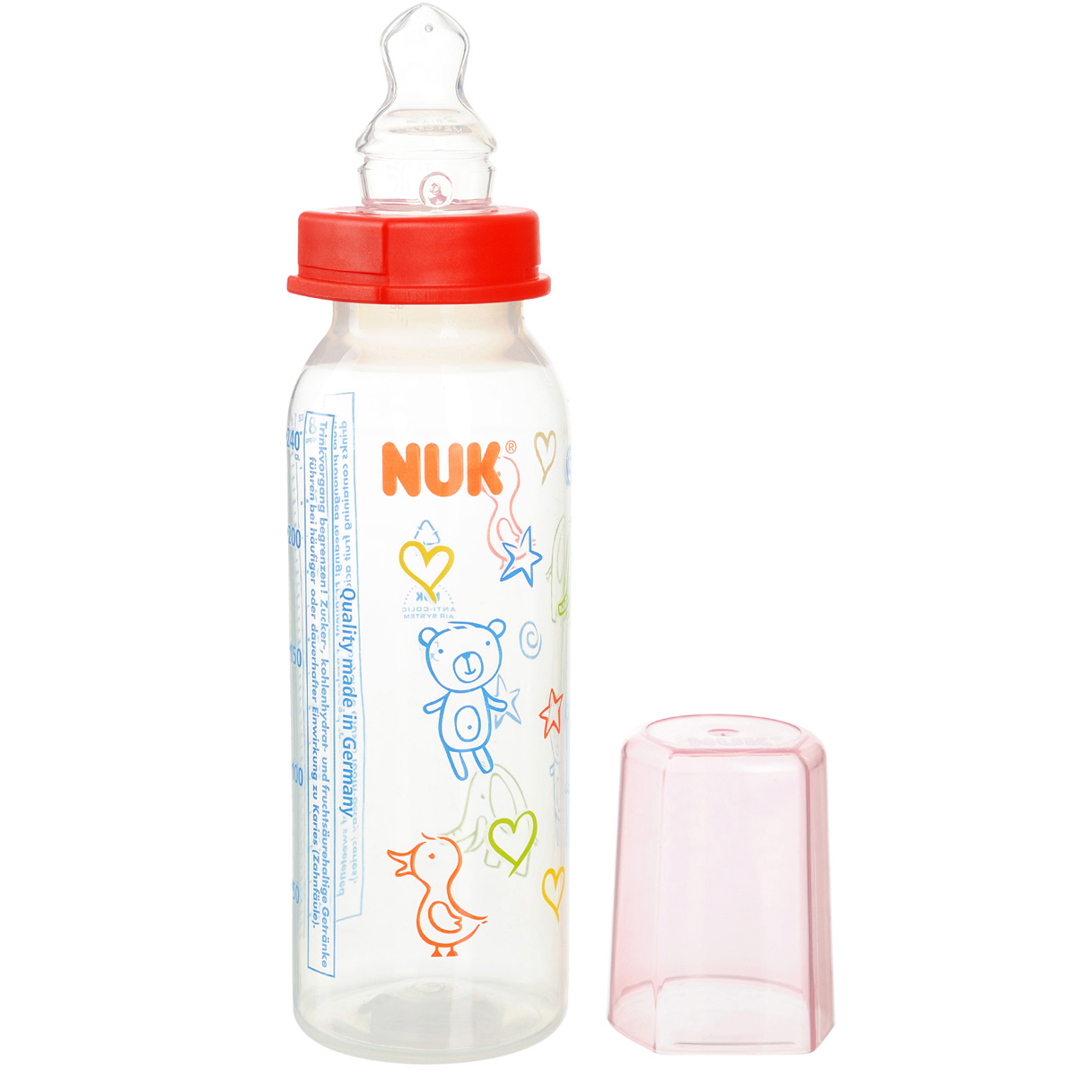 Bình sữa Nuk cổ thường 240ml