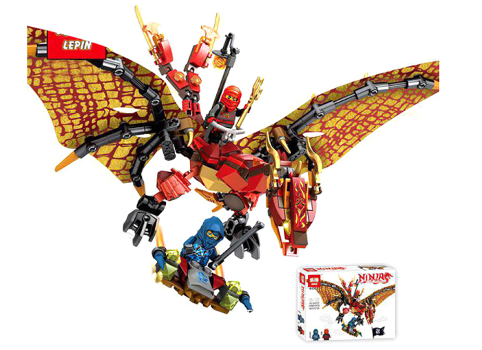 Bộ xếp hình Lepin 11214 - hình con rồng