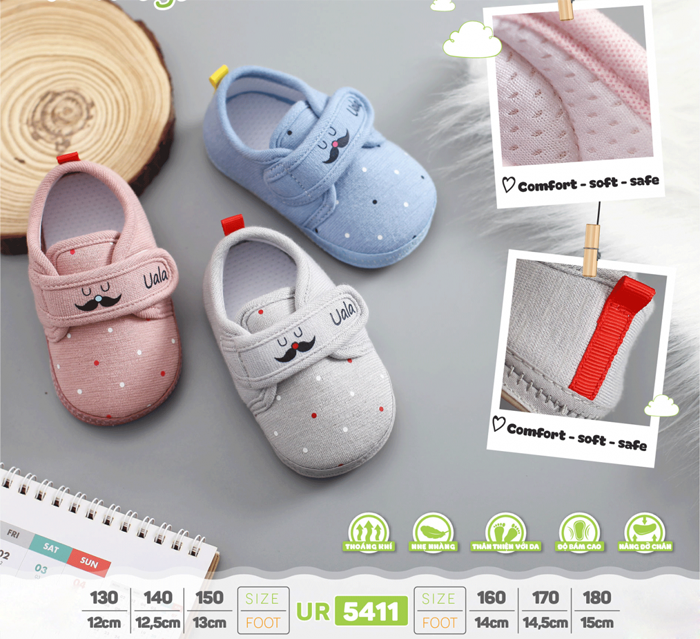 Giày tập đi Uala Rogo UR5411