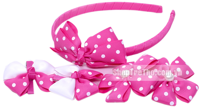 set phu kien toc handmade cho be nhieu mau