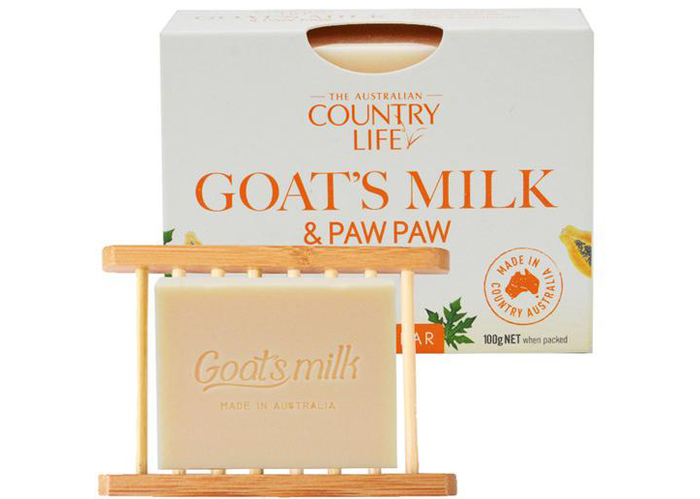 Xà bông Country Life Goats Milk & Paw Paw 100g (hộp)