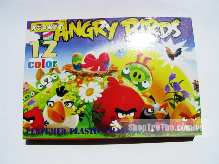 Bút sáp 12 màu Angry Bird