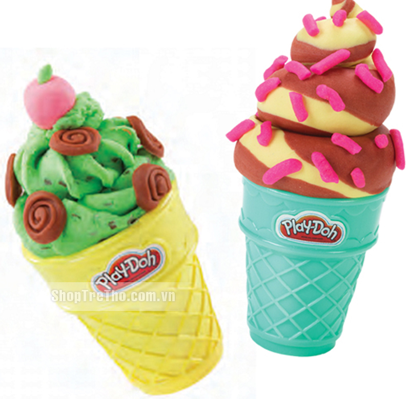 bột nặn play doh máy làm kem