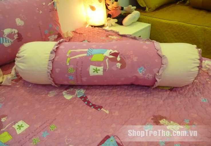 Bộ chăn ga gối Pink Girl Y14