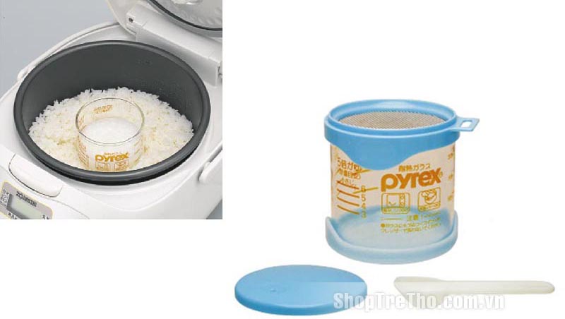 Cốc nấu cháo thủy tinh Pyrex