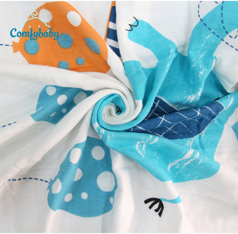 Khăn tắm trẻ em siêu mềm Comfybaby CF1218 60x120cm