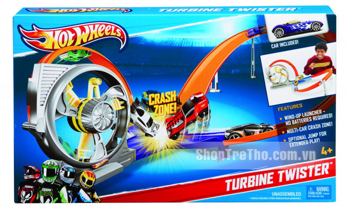 Hot Wheels X9285 - Vòng lượn cao tốc và giao lộ tử thần
