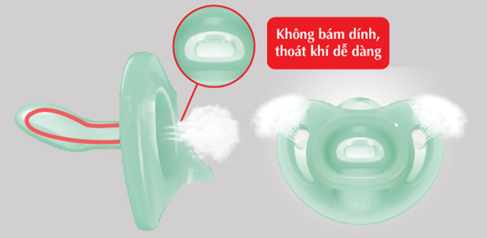Ty ngam Nuk Sensitive Silicone NU33073, NU33087