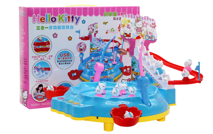 Bộ đồ chơi câu cá mèo Hello Kitty 258-30 
