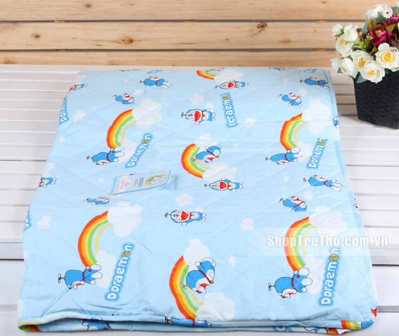 Chăn bế trẻ em Sông Hồng hình mèo Doraemon