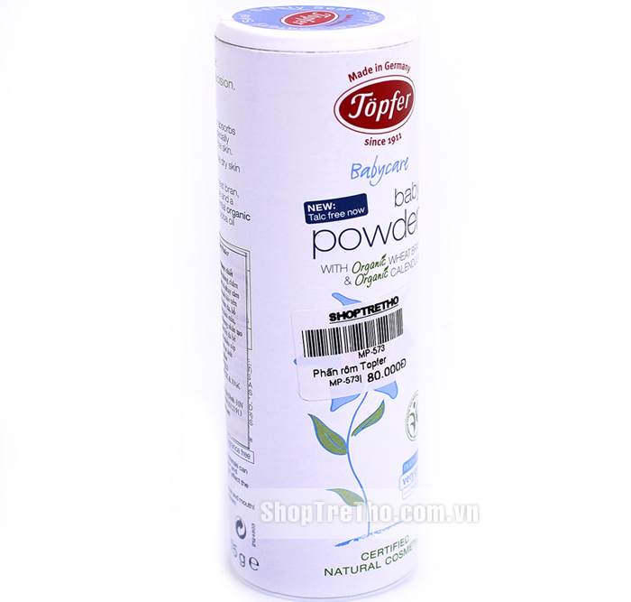 Phấn rôm Topfer cho bé 