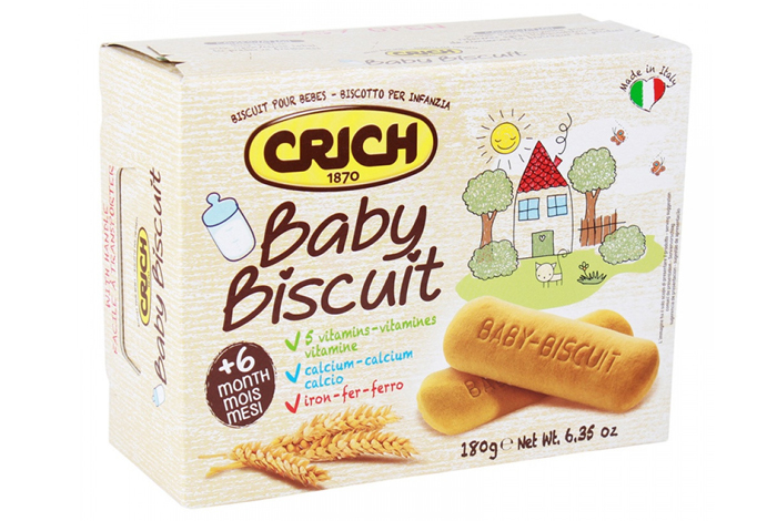 Bánh ăn dặm Crich Baby Biscuit (180g)