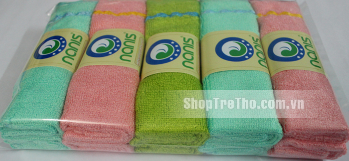 Bộ 2 khăn mặt Bamboo Nanis