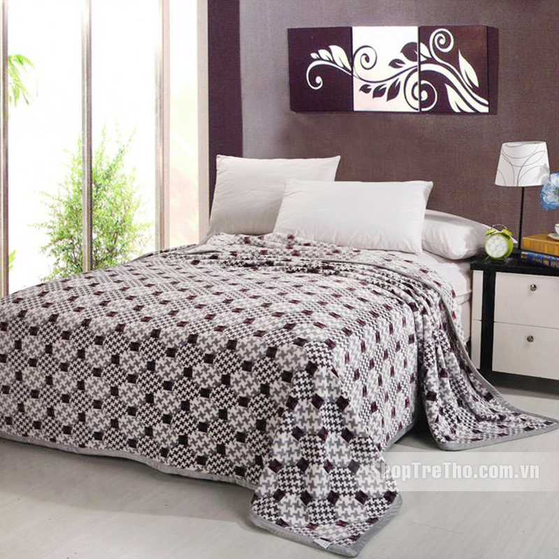 Chăn xuất khẩu Carven Paris loại 2 lớp