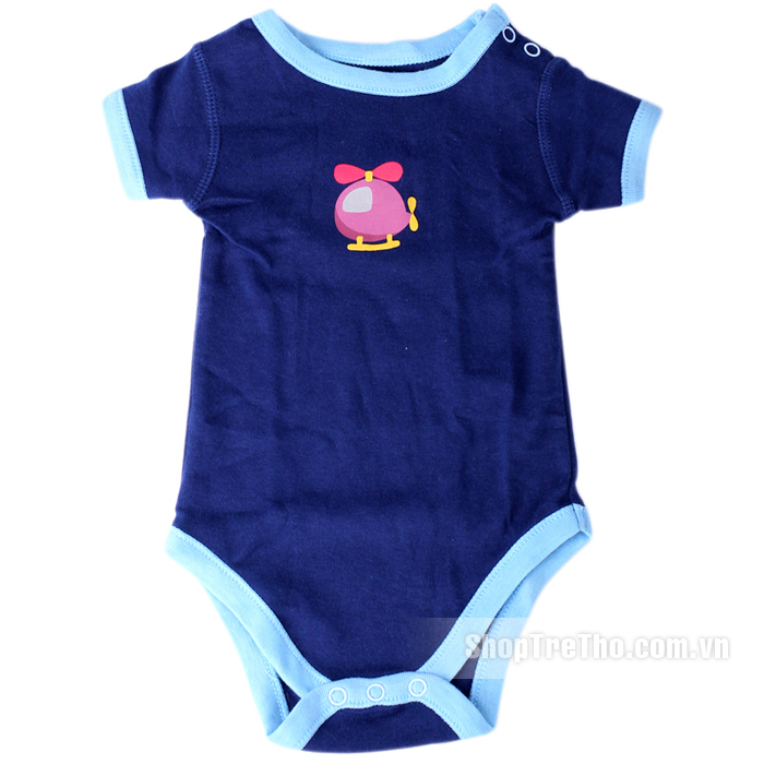 Áo body cho bé Lullababy cộc tay 3M
