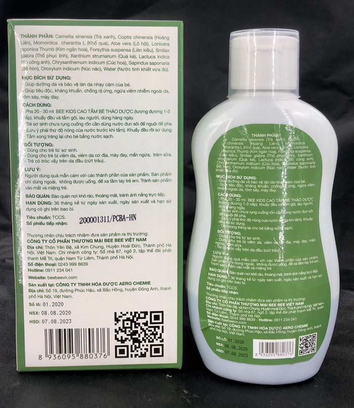 Cao tam thao duoc BeeKids cho be 250ml
