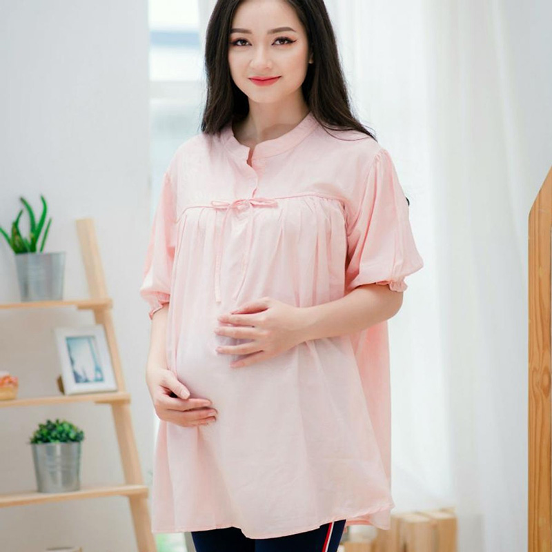 Áo bầu cổ trụ tay và ngực nhún bèo freesize Emum