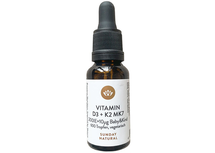 Vitamin D3 K2 MK7 Sunday Natural 200IE