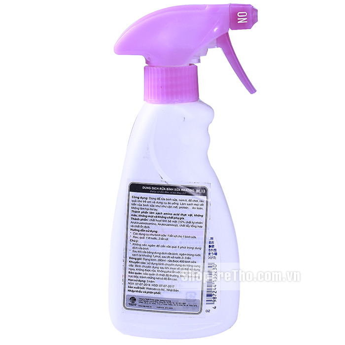 Dung dịch rửa bình sữa Wakodo 280ml