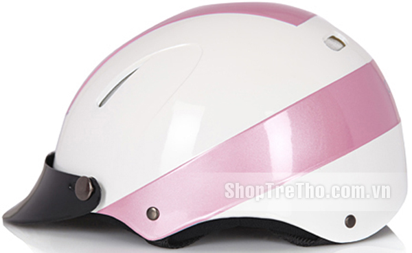Mũ bảo hiểm Protec Disco size L màu hồng