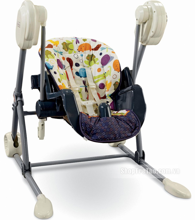ghế ăn kết hợp xích đu fisher price