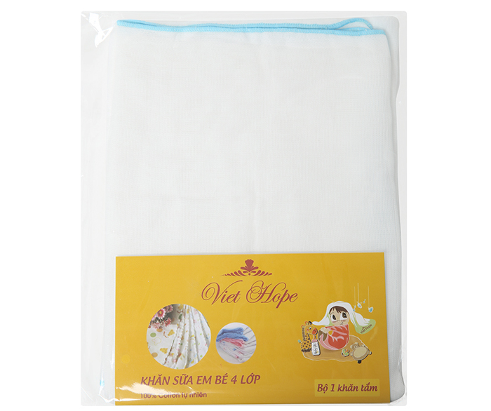 khăn tắm 4 lớp Viet Hope (75*80cm)