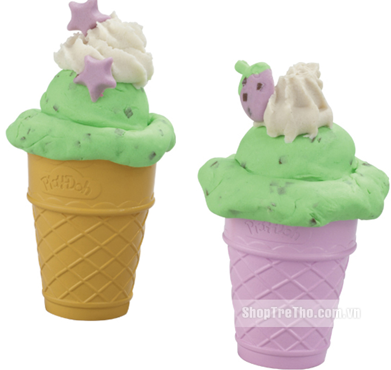 bột nặn play doh máy làm kem