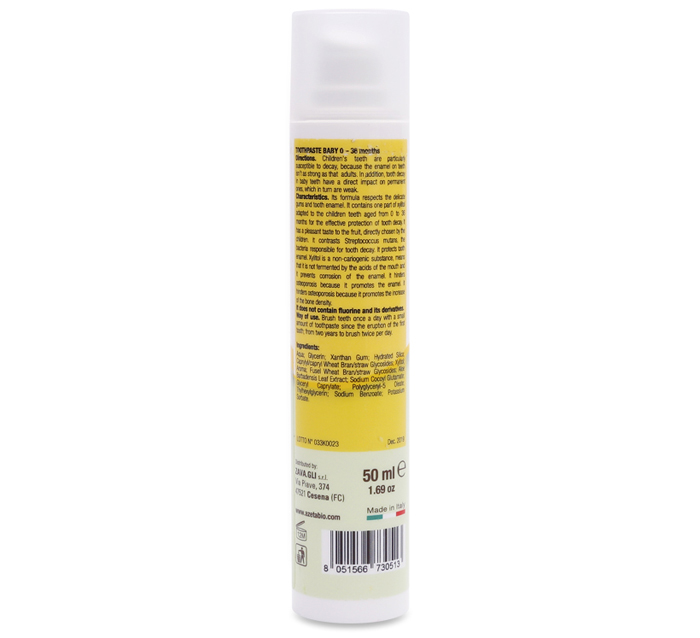 gel đánh răng Azeta Bio Organic Baby vị chuối (0-36M)