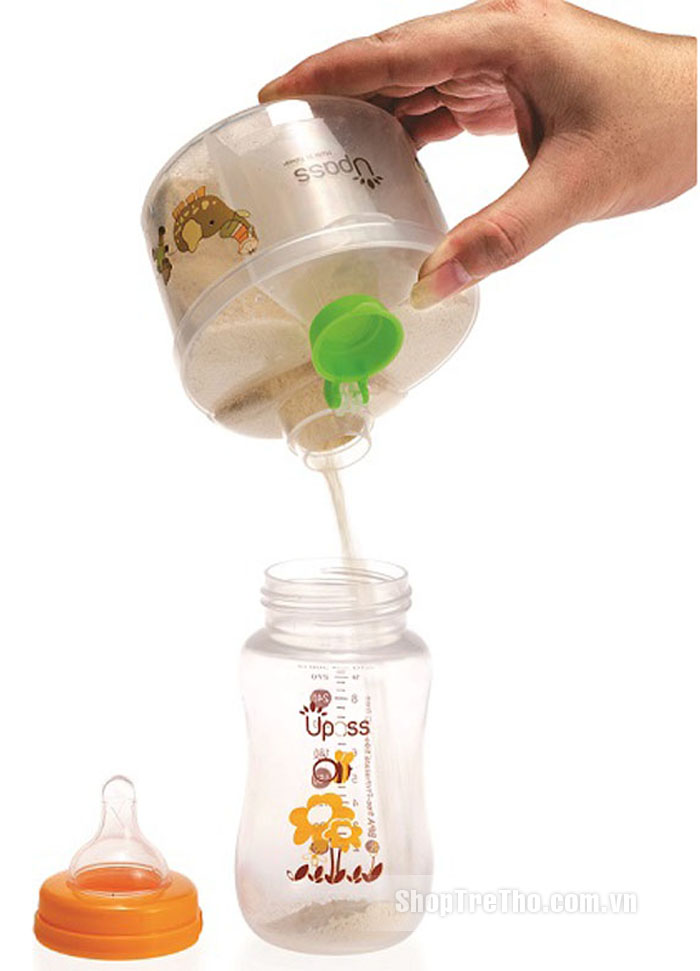 Hộp chia sữa Upass BPA free loại tròn UP8005C