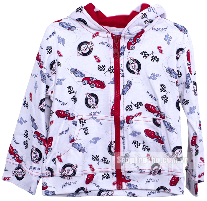 Áo khoác nỉ Thái in hình ô tô (12-24M)