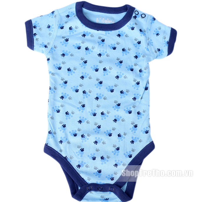 Áo body cho bé Lullababy cộc tay 3M