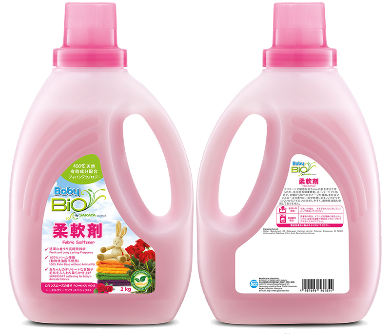 Nước Xả Vải Baby BIO – Hương Hoa Hồng (Romance Rose) – 2KG
