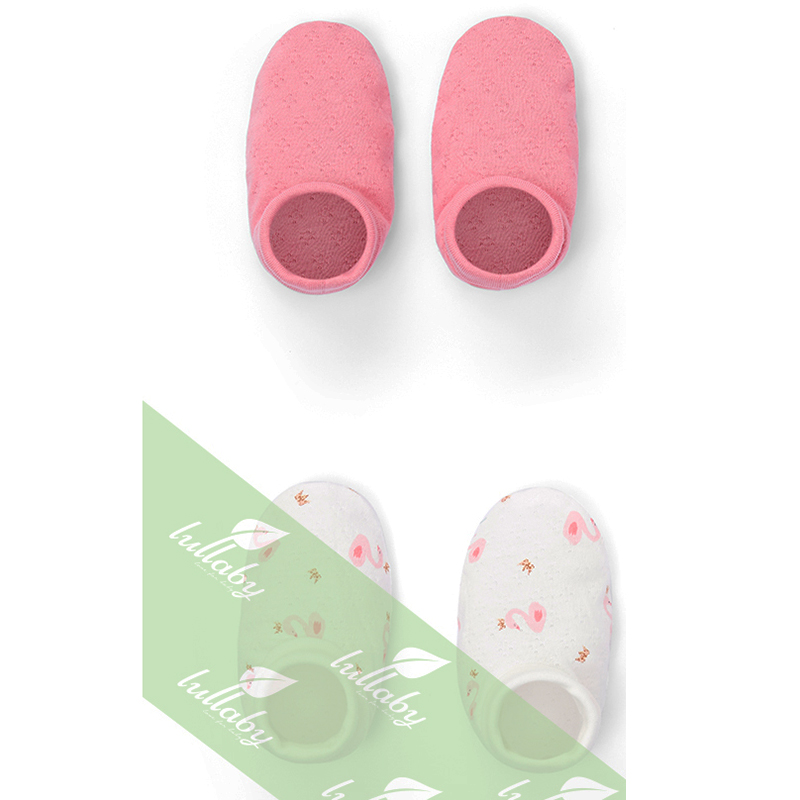 Bao chân có cổ Lullaby NH60B (xanh, hồng)