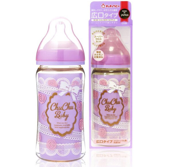 Bình sữa ChuChu Baby PPSU 240ml (cổ rộng)