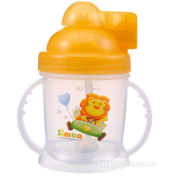 bình tập uống hút tự động 180ml simba S9924