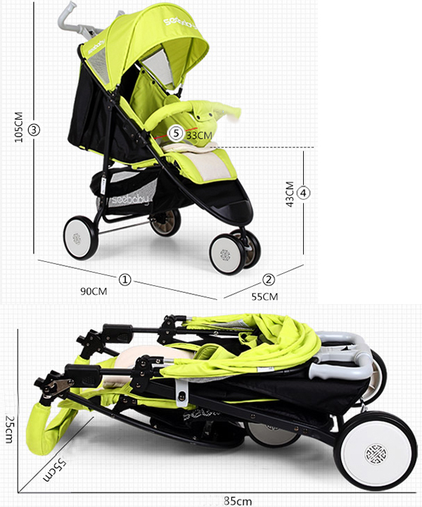 Xe đẩy trẻ em Seebaby QQ5