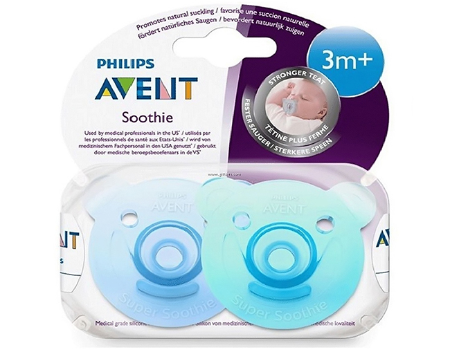 Ty ngậm silicone chuẩn y tế Avent 3M+ SCF194.03 (giá bán lẻ)