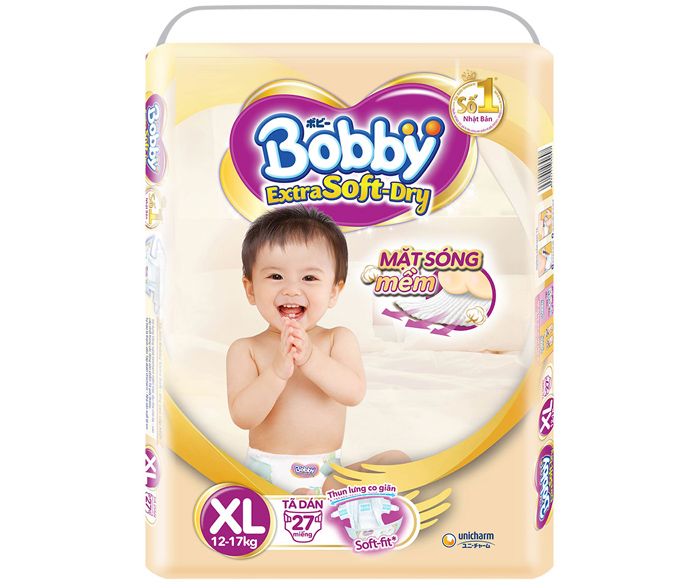 Bỉm dán Extra Soft Dry XL27 (12-17kg)