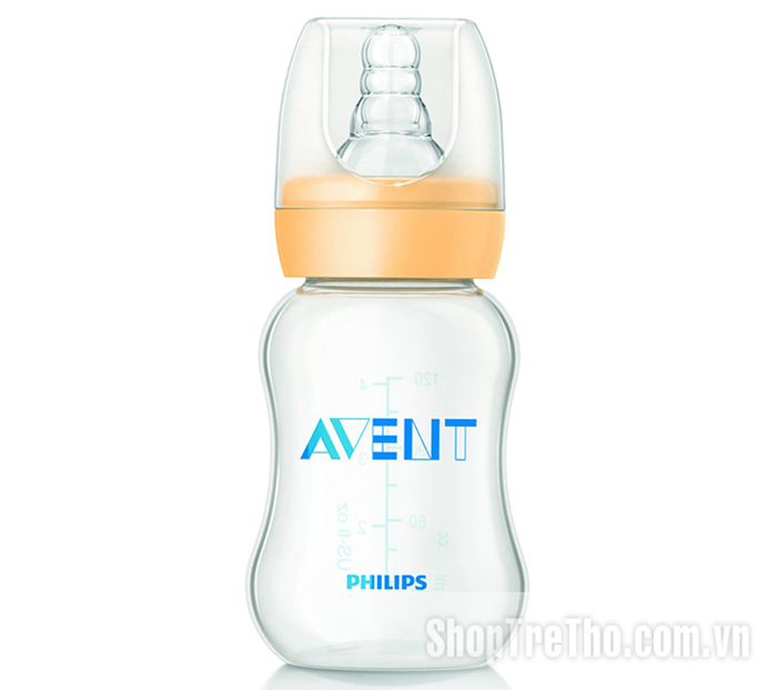 Bình sữa Avent cổ chuẩn 120ml hỗ trợ sự phát triển của bé
