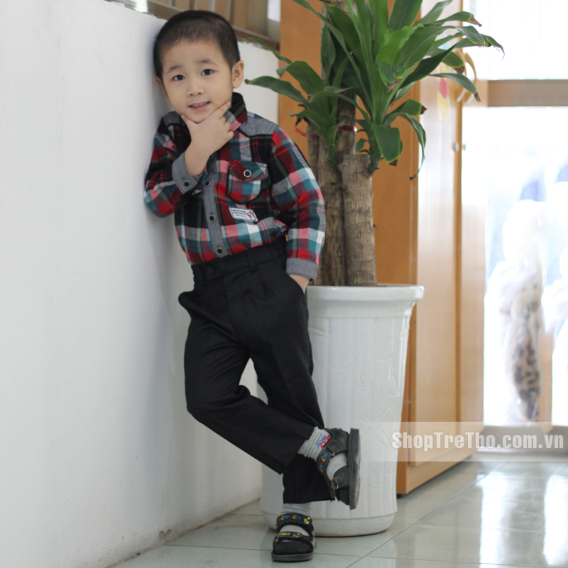 Áo sơ mi dài tay cho bé TE-1205