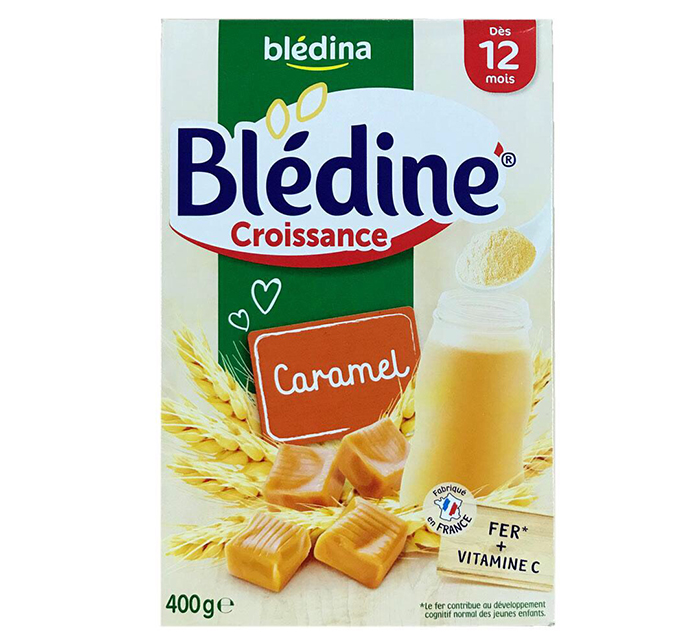 Bột pha sữa Bledina vị Caramel - 400g