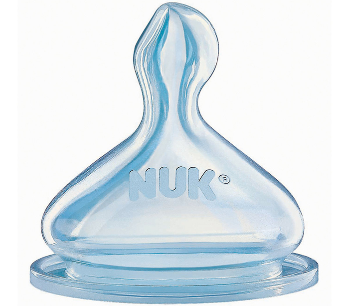 Núm ty Nuk cổ rộng siêu mềm số 2 (đơn, silicone)