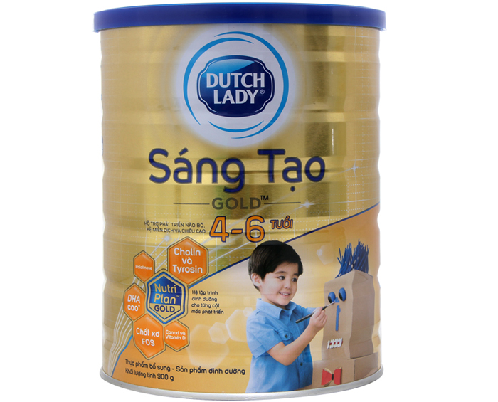 Sữa Dutch Lady Sáng Tạo Gold 900g