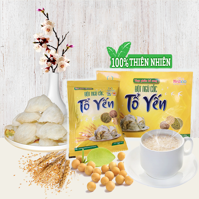 Bột ngũ cốc Tổ Yến NEST100 (25g*10 gói)