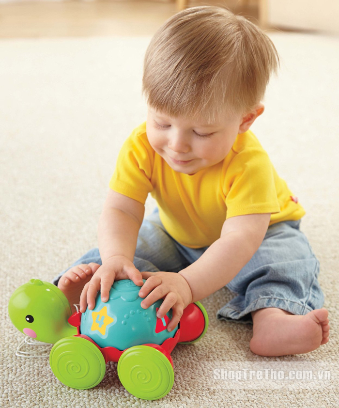 Đồ chơi xe kéo rùa con Fisher Price Y8652